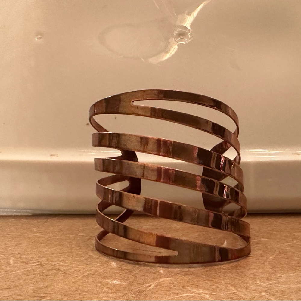 Metal cuff bracelet